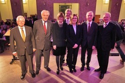 Gastgeber und Gäste im Appellhof Gastgeber und Gäste im Appellhof